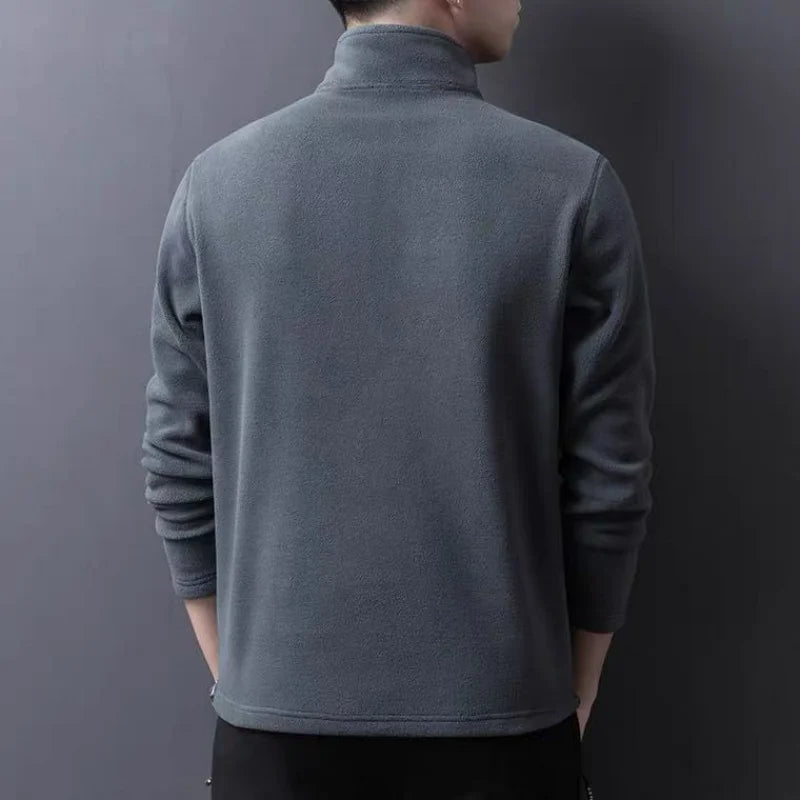Pull polo de luxe à col haut de qualité supérieure