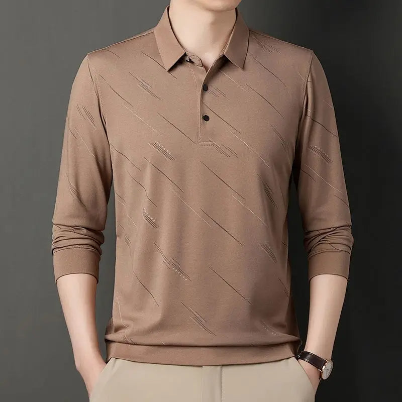 Klassieke langmou polohemp