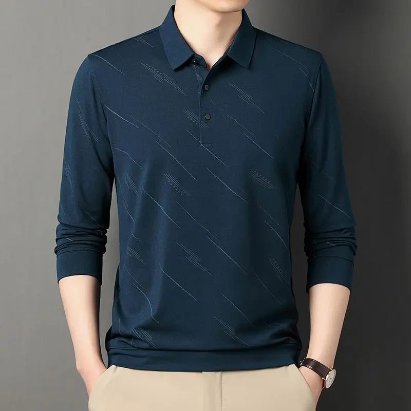 Klassieke langmou polohemp